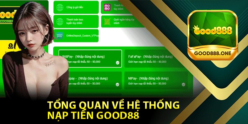 Tổng Quan Về Hệ Thống Nạp Tiền Good88